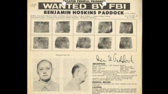 拉斯维加斯枪手的父亲'Bingo Bruce'，曾被FBI列为10大通缉要犯